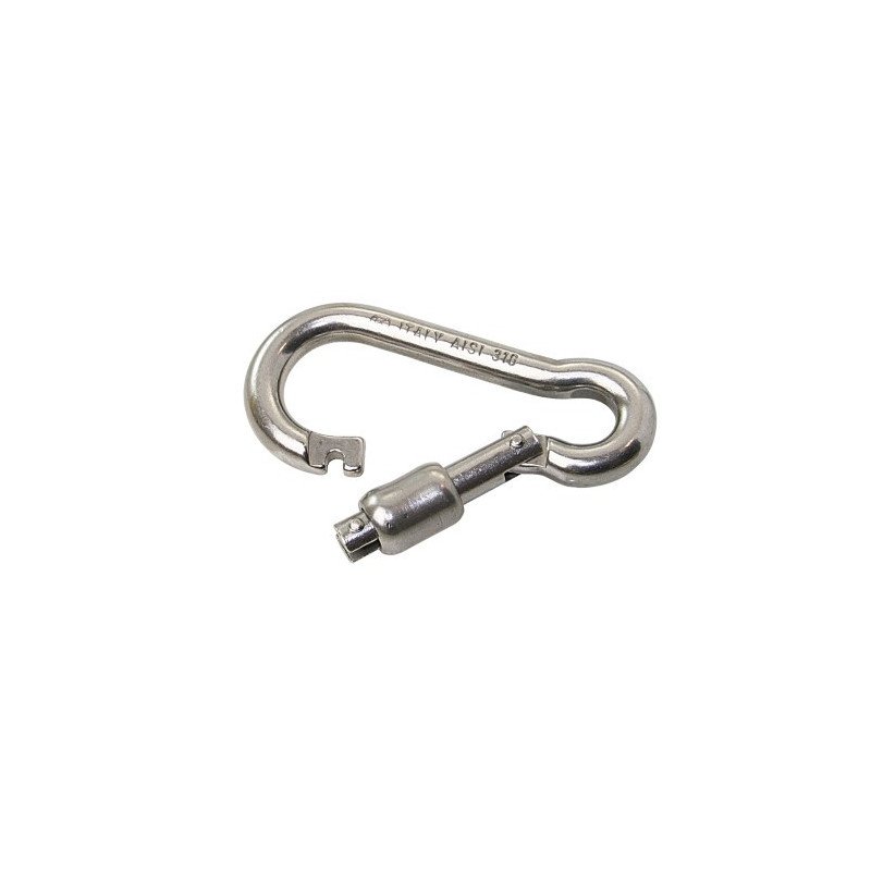 KONG Karabiner extern öffnend mit Springverschluss A4 8x80mm