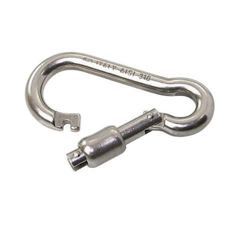 KONG Karabiner extern öffnend mit Springverschluss A4 8x80mm