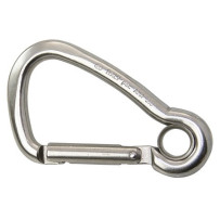 KONG Karabiner asym. mit Kausche A4 6x65mm