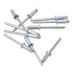 Blindniete mit Flachrundkopf NiCu/Zn 6,4x12,8mm 10St.