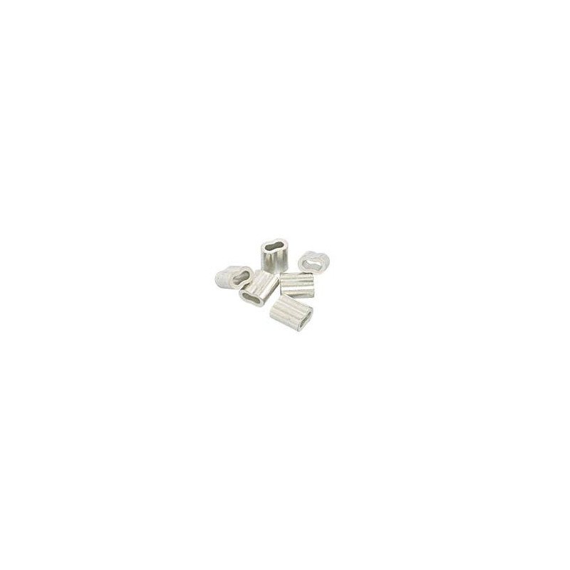 Oval-Presshülse CuSn 1,5mm 10St.