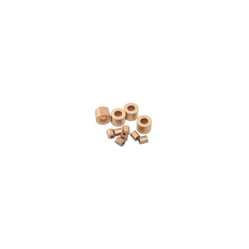 Rund-Presshülse Cu 4mm 100St. Rund-Presshülse Cu 4mm 100St.