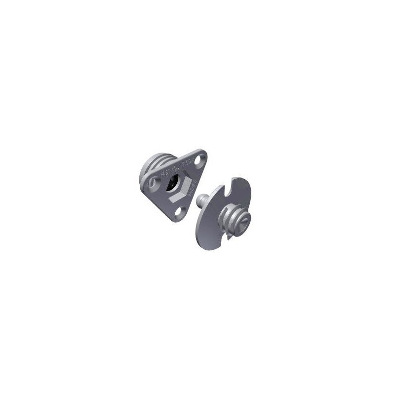 FASTMOUNT Metal Profile Buchse mit Gew., zum Anschr. Haltekraft 10kg 100St.