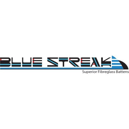 BLUE STREAK Segellatte Vinylester 15x1,6mm 2,50 m unverjüngt