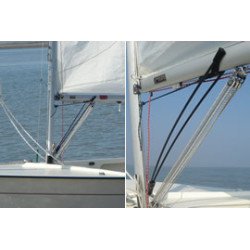 BARTON Kicker Boomstrut GFK 1000mm für Folkeboote weiß