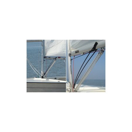 BARTON Kicker Boomstrut GFK 1000mm für Folkeboote weiß