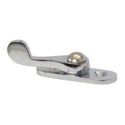 Vorreiber auf Grundplatte, oval A4 Hebel 45mm