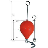 Bojenstange, lang Verzinkt 12x1220mm für Boje CM-3