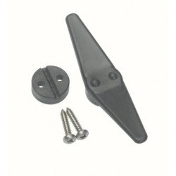 BARTON Flaggenklampe für Wanten Nylon für Drahtseil 4-8mm