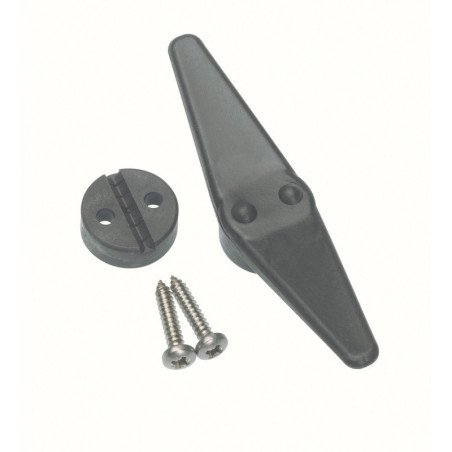 BARTON Flaggenklampe für Wanten Nylon für Drahtseil 4-8mm