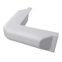 Stegfender/Bumper Eckenschutz 310mm weiß