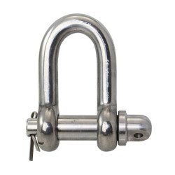 PETERSEN Rundschäkel mit Splint C3 Pin 10mm, WLL1000kg