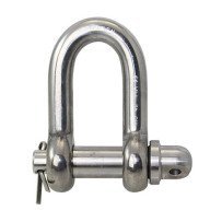 PETERSEN Rundschäkel mit Splint C3 Pin 10mm, WLL1000kg