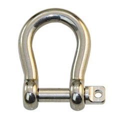 PETERSEN Rundschäkel geschweift A4 Pin 6mm