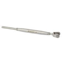 BLUE WAVE Wantenspanner Terminal-Gabel A4 3mm M6, Pin 6mm