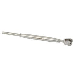 BLUE WAVE Wantenspanner Terminal-Gabel A4 12mm M20, Pin 19mm