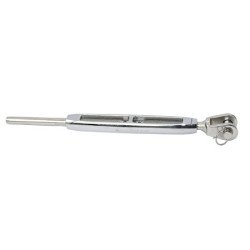 BLUE WAVE Wantenspanner Terminal-Gabel UNF A4/Brnz 10mm 3/4', Pin 19mm