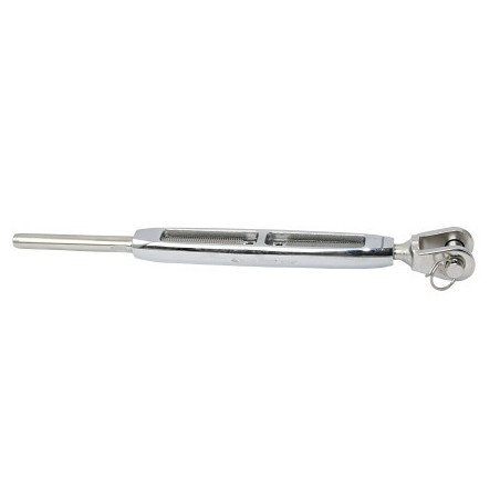 BLUE WAVE Wantenspanner Terminal-Gabel UNF A4/Brnz 10mm 3/4', Pin 19mm