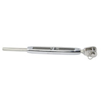 BLUE WAVE Wantenspanner Terminal-Gabel UNF A4/Brnz 12mm 3/4', Pin 19mm