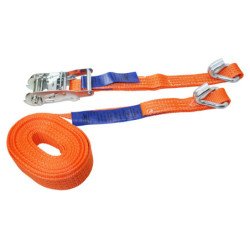 Zurrgurt mit Ratsche und Haken 50mm 0,5+7,5m