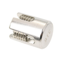 BLUE WAVE Kreuzklemme mit Sackgewinde A4 5mm M12