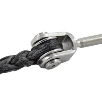 BLUE WAVE Pin-Rundkausche A4 für Seil 6-8mm, Auge 10,3mm