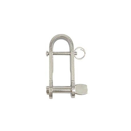 BLUE WAVE Schlüsselschäkel mit Steg A4 Pin 5mm, iL:21mm SB-Pack