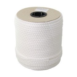 Flechtleine PP 8-fach 6mm weiß 30m