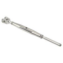 Wantenspanner Terminal-Gabel A4 4mm M6, Pin 5,8mm