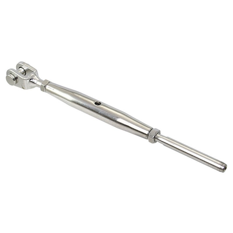 Wantenspanner Terminal-Gabel A4 6mm M12, Pin 12mm