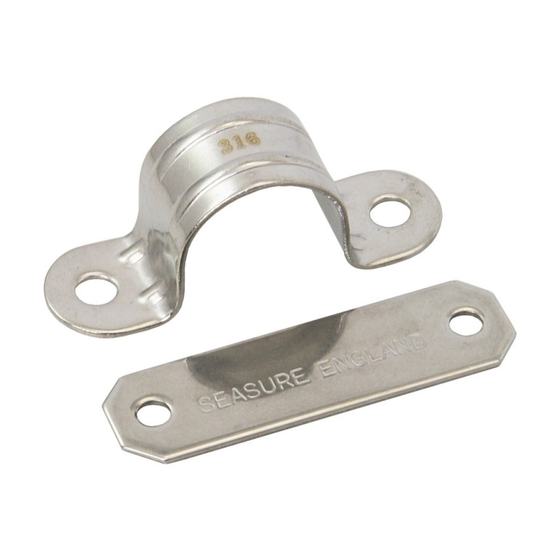 Rohrschelle, voll A4 für Rohr 25mm 10St.