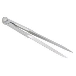 Marinezirkel, klassisch Nickelfarben matt 180mm