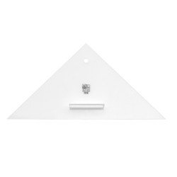 Anlegedreieck mit festem Griff Plexiglas 270mm