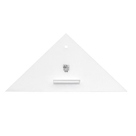 Anlegedreieck mit festem Griff Plexiglas 270mm