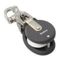 BARTON Snatchblock gleitl. 35mm, Seil 12mm, Schnappschäkel