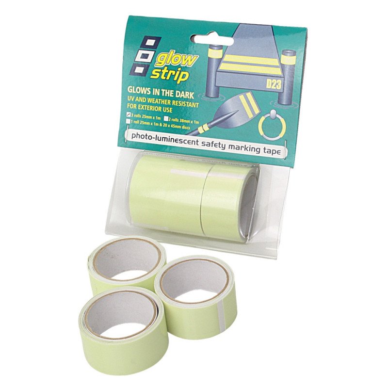 PSP Leucht-Klebeband Glow Strip 25mm 1m 3St.