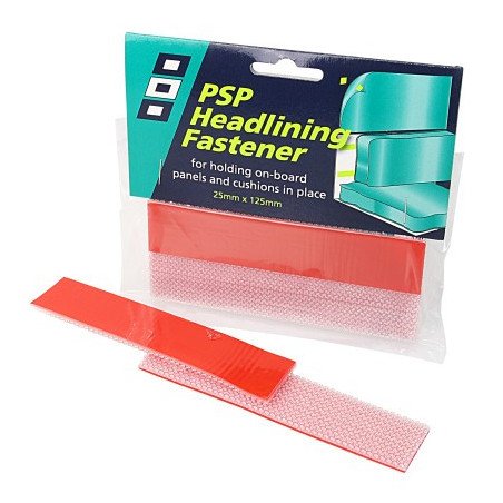 PSP Klettband Headlining Fastener selbstkl. 25x125mm klar 2St.