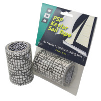 Black Kevlar/Mylar Laminat Repair Tape 75mmx1.5m