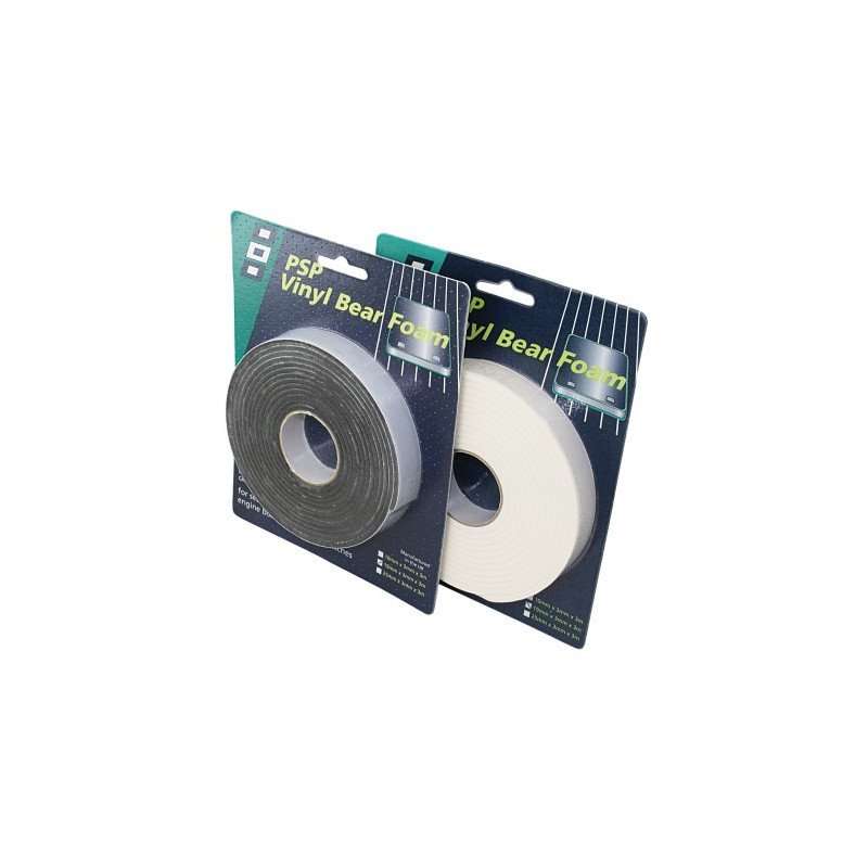 PSP Vinyl-Schaum Klebeband, selbstkl. 19x3mm 3m schwarz