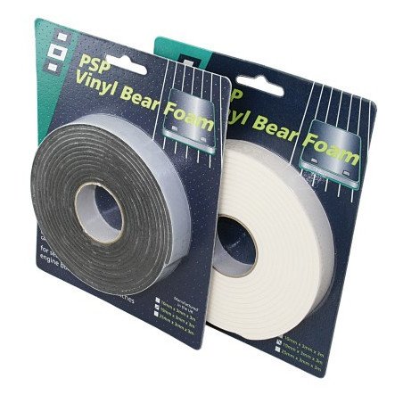 PSP Vinyl-Schaum Klebeband, selbstkl. 19x3mm 3m schwarz