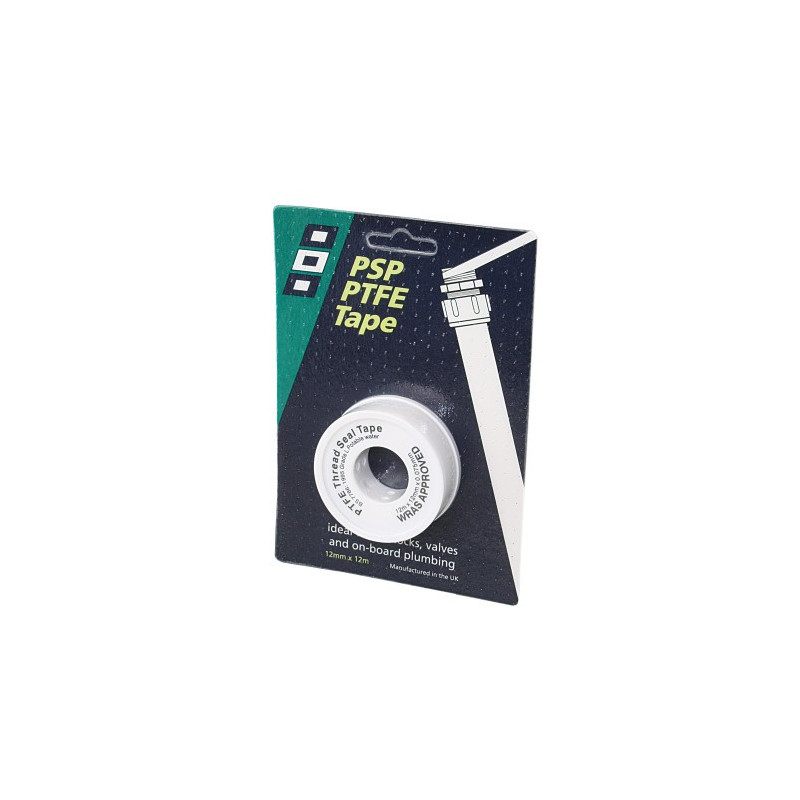 PSP Dichtband für Rohrgewinde PTFE 12mm 12m weiß