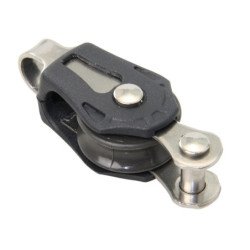 BARTON Einfachblock gleitl. 20mm, Seil 5mm, Auge, U-Bügel