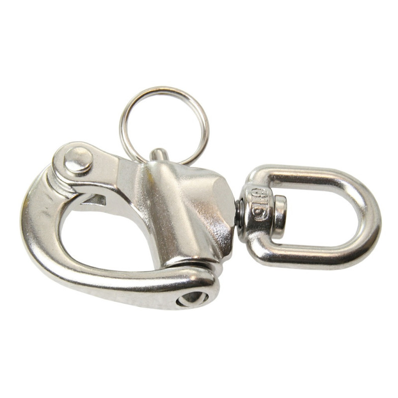 Schnappschäkel mit Wirbelauge A4 70mm