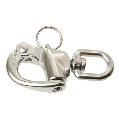 Schnappschäkel mit Wirbelauge A4 70mm