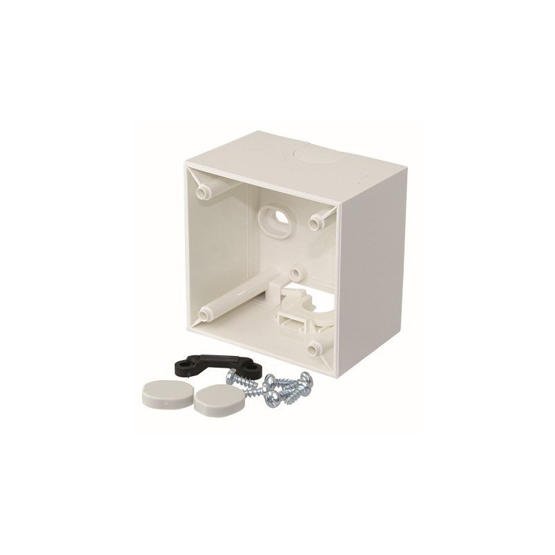 BERKER Aufbaugehäuse Integro Flow 16mm polarweiß glänzend