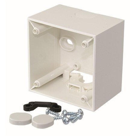 BERKER Aufbaugehäuse Integro Flow 16mm polarweiß glänzend