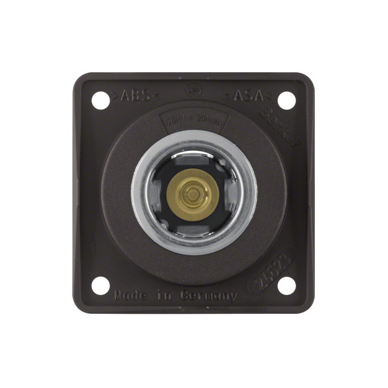 BERKER Steckdose Integro-Modul 12V 20A braun matt