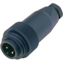 Kupplungsstecker Kunststoff 50V 16A für Kabel 6-8mm, 2-polig