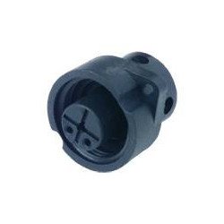 Flanschdose Kunststoff 50V 16A für Kabel 6-8mm, 2-polig
