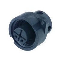 Flanschdose Kunststoff 50V 16A für Kabel 6-8mm, 2-polig